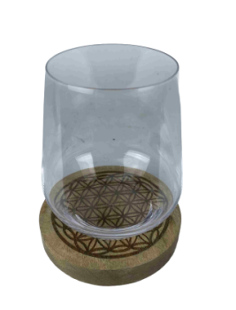 Preview: Räucherstäbchenhalter Blume des Lebens rund